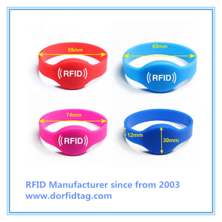 Wholesale eco-friendly 125khz silicone rfid wristband